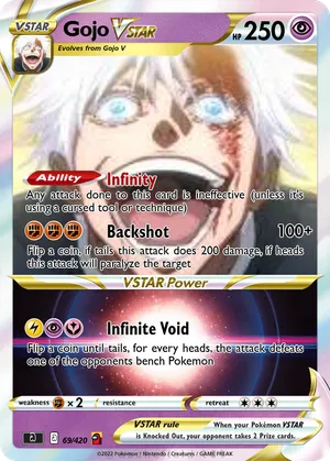 gojo pokemon card Jujutsu Kaisen Fanmade Cards Showcase