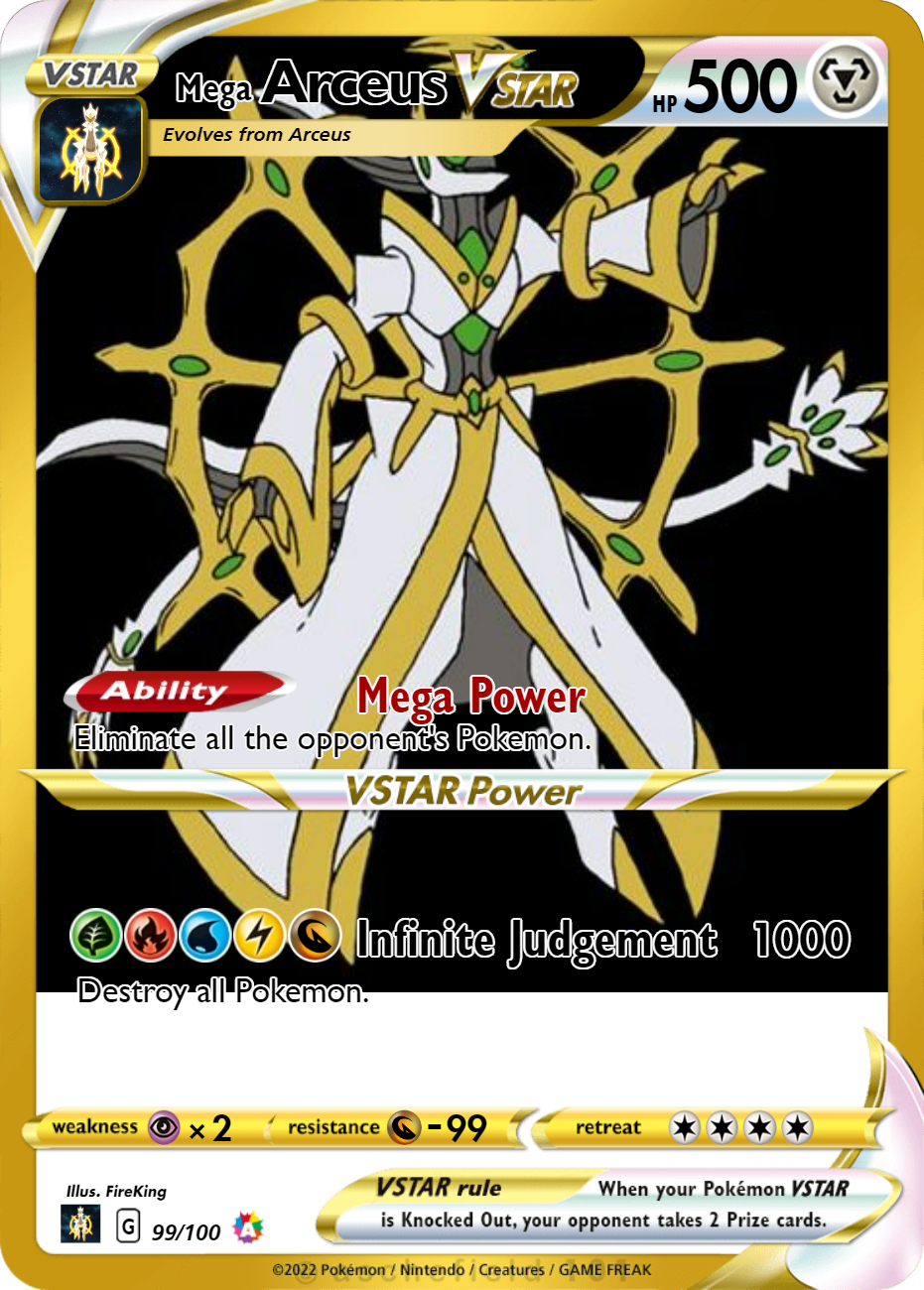 arceus god pokemon card form 16 The item available is listed in the Title Mega Arceus - justlook