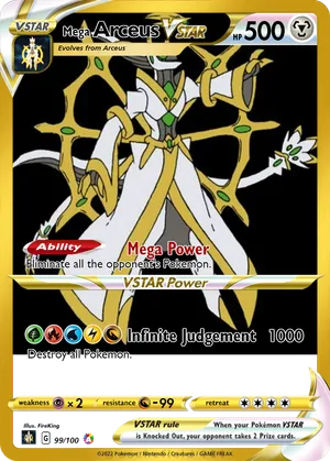 arceus god pokemon card form 16 The item available is listed in the Title Mega Arceus - justlook