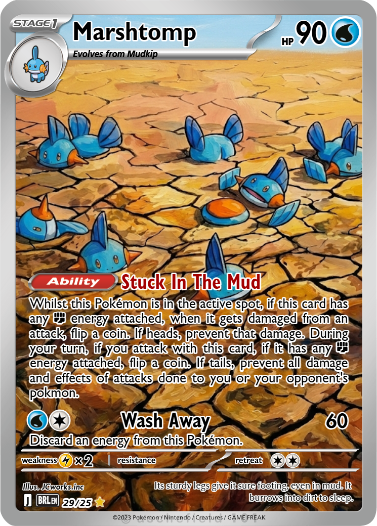 pokemon marshtomp card Marshtomp