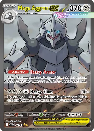 mega aggron pokemon card M EX (154 Full Art) 154/160 XY - Primal Clash Holo for sale online The item available is listed in the Title Mega Aggron - v1cho0