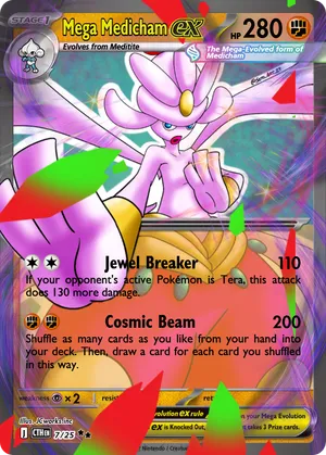 pokemon mega medicham card Mega Medicham ex Full Art