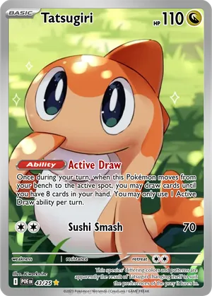 tatsugiri pokemon cards Pokemon Trading Card Game Paradox Rift Single Card Uncommon Tatsugiri 141