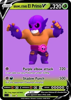 brawl stars pokemon cards Turning every brawler into a Pokmon card! Bo is next, as per request! Also modified a few cards, so check other images if your interested : r/ Brawlstars