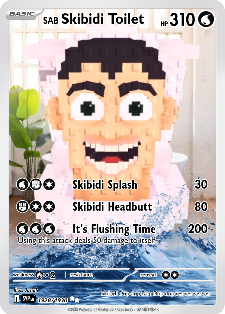 skibidi toilet pokemon card Skibidi Toilet