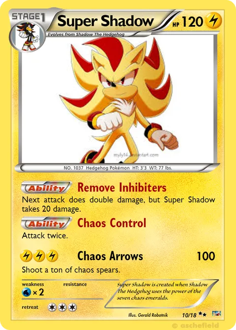 shadow the hedgehog pokemon card Shadow the Hedgehog (Sonic the Hedgehog) | Secret Lair Drop