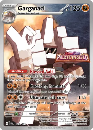 garganacl pokemon card value 104/182 - Paradox Rift heal 20 damage from each of your Pokemon 2023 Pokemon - Scarlet &