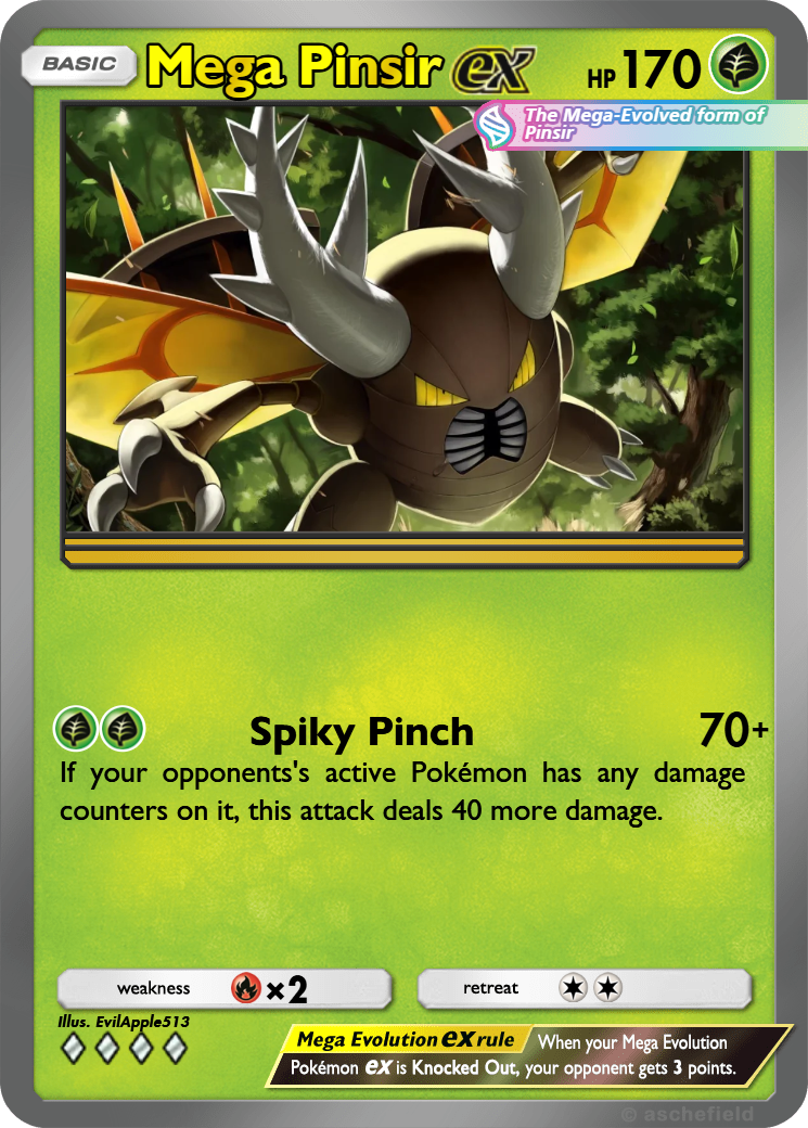 pokemon card mega pinsir Mega Pinsir