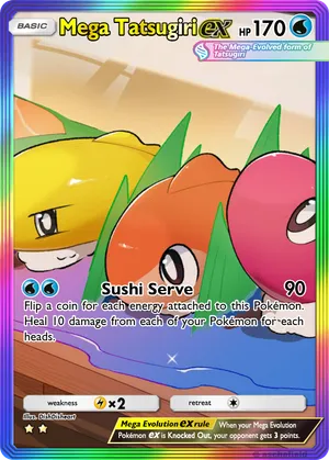sushi pokemon card Crazy sushi Pokmos TCG Promos and REAL and Awesome! Tatsugiri! (Pokemon TCG News)