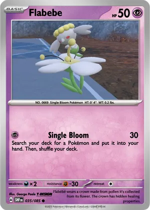 flabebe pokemon card Flabebe 086/167 NM / M - Twilight Masquerade Pokemon Card