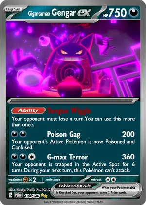gigantamax gengar pokemon card This Gengar VMAX 2021 Pokemon Fusion Strike Secret Rare #271 PSA Authenticated 9 Card is not only a Secret Rare but also boasts a coveted PSA authentication grade of 9 Gengar - GeorgePoole