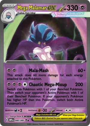 malamar pokemon card value 77/146 - XY Reverse Holofoil you may use this Ability Malamar 119/214 - [SM Unbroken