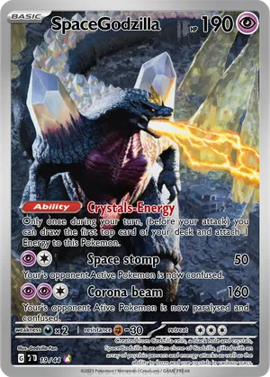 spacegodzilla mtg card Bio-Quartz Spacegodzilla - MTG Proxy Godzilla
