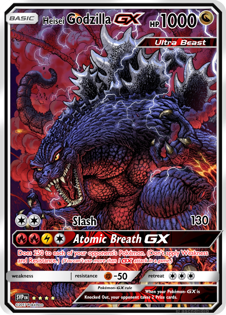 godzilla pokemon card gx Godzilla