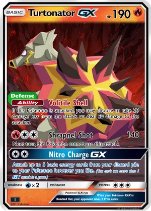 pokemon cards turtonator GX - 18/145 Fire Originally released May 5 Turtonator - GreatKingJack