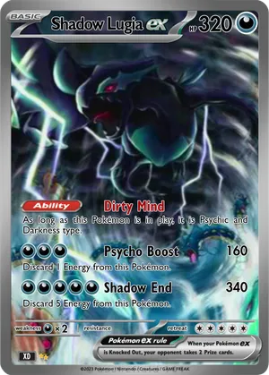 shadow luigi pokemon card Lugia Master of Shadow gx ex