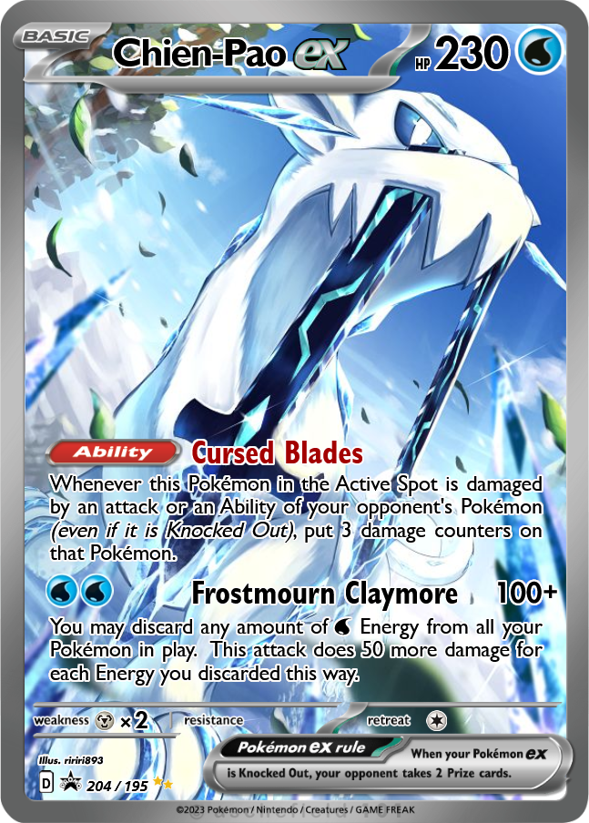 chien pao pokemon cards Chien-Pao