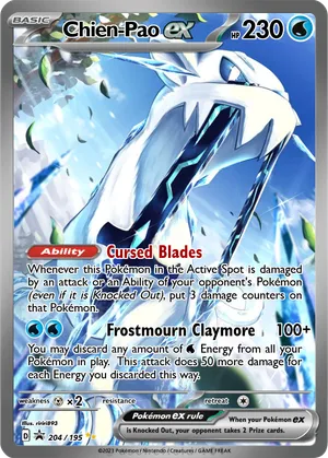pokemon card chien pao Pokemon Card Japanese Chien-Pao 048/187 sv8a Holo TCG