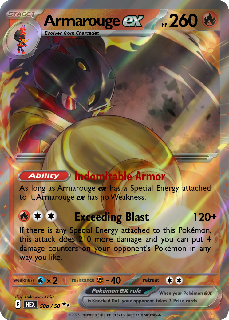 500 damage pokemon card Gift Box Flareon VMAX Can OHKO Any