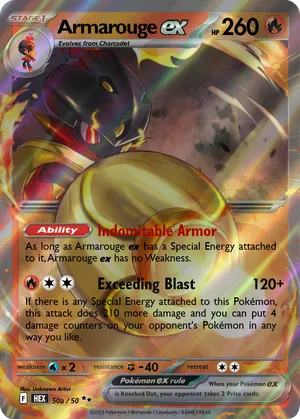 500 damage pokemon card Gift Box Armarouge - HAYAA_LE_RETOUR