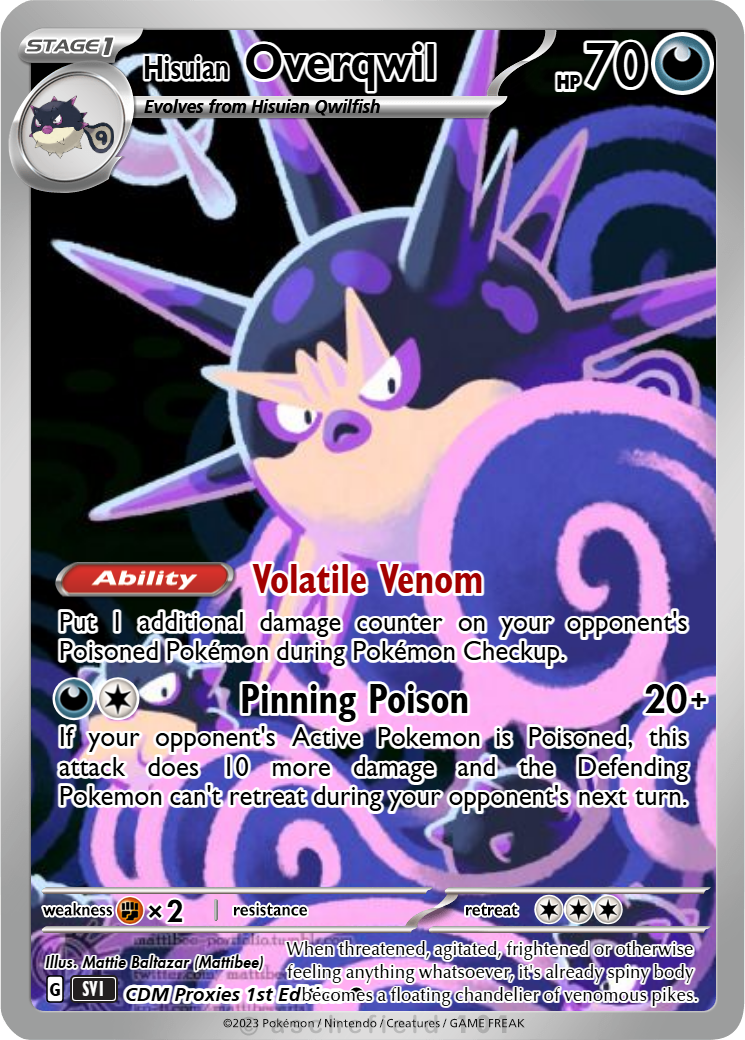 overqwil pokemon card value Overqwil