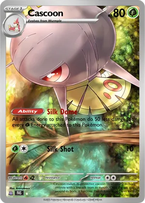 cascoon pokemon card Pokemon Card "Cascoon" s10a 007/071 Japanese Ver (Reverse Holo)