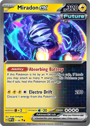 miradon pokemon card - Miraidon ex 081/198 - Scarlet & Violet Lightning / 220 / Basic Card Text Miradon - HappyQuagsire