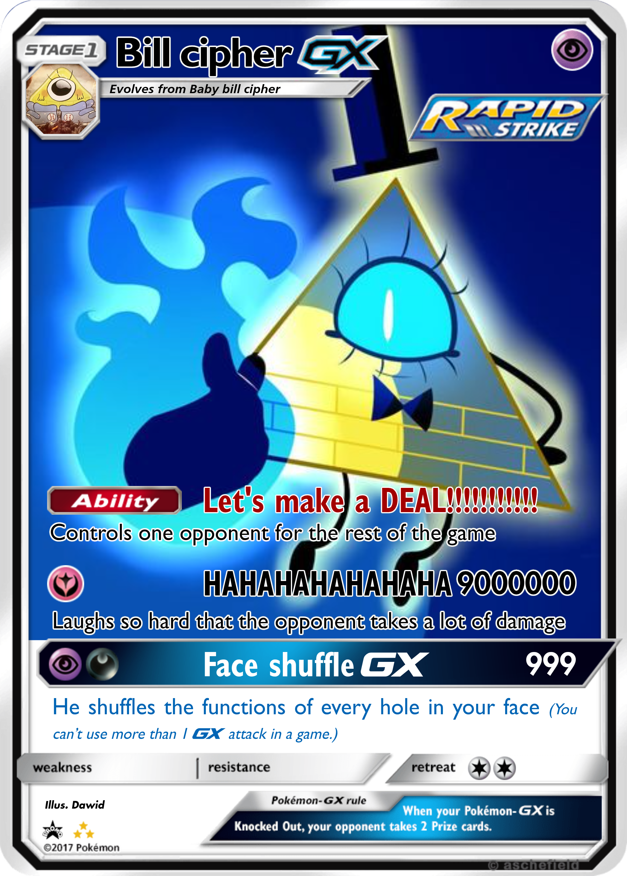 bill cipher pokemon card The Book of Bill The Universe Is A Pokemon Card