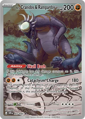 cranidos pokemon card Silver Tempest & Basculin Blister Pack Toy Mandala (Dont apply Weakness and Resistance for Benched Pokmon.) Weakness Grass +20 Retreat Cost Cranidos - 64/156 - Uncommon