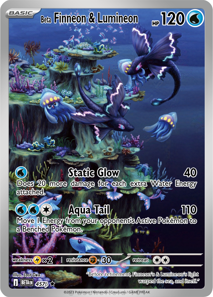 finneon pokemon card Finneon Cards & Artwork