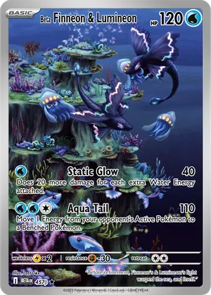 finneon pokemon card Finneon Cards & Artwork