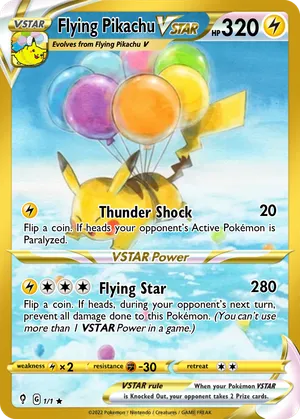 pokemon cards flying pikachu NM Pokemon FLYING PIKACHU Card BLACK STAR PROMO Set #25 Wizards of the Coast