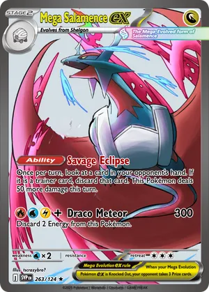 mega salamence pokemon card M Salamence-EX | XYPromo