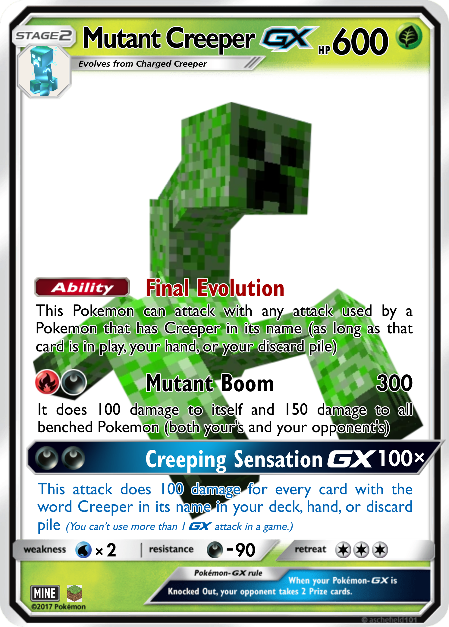Mutant Creeper - HumanPokedex14