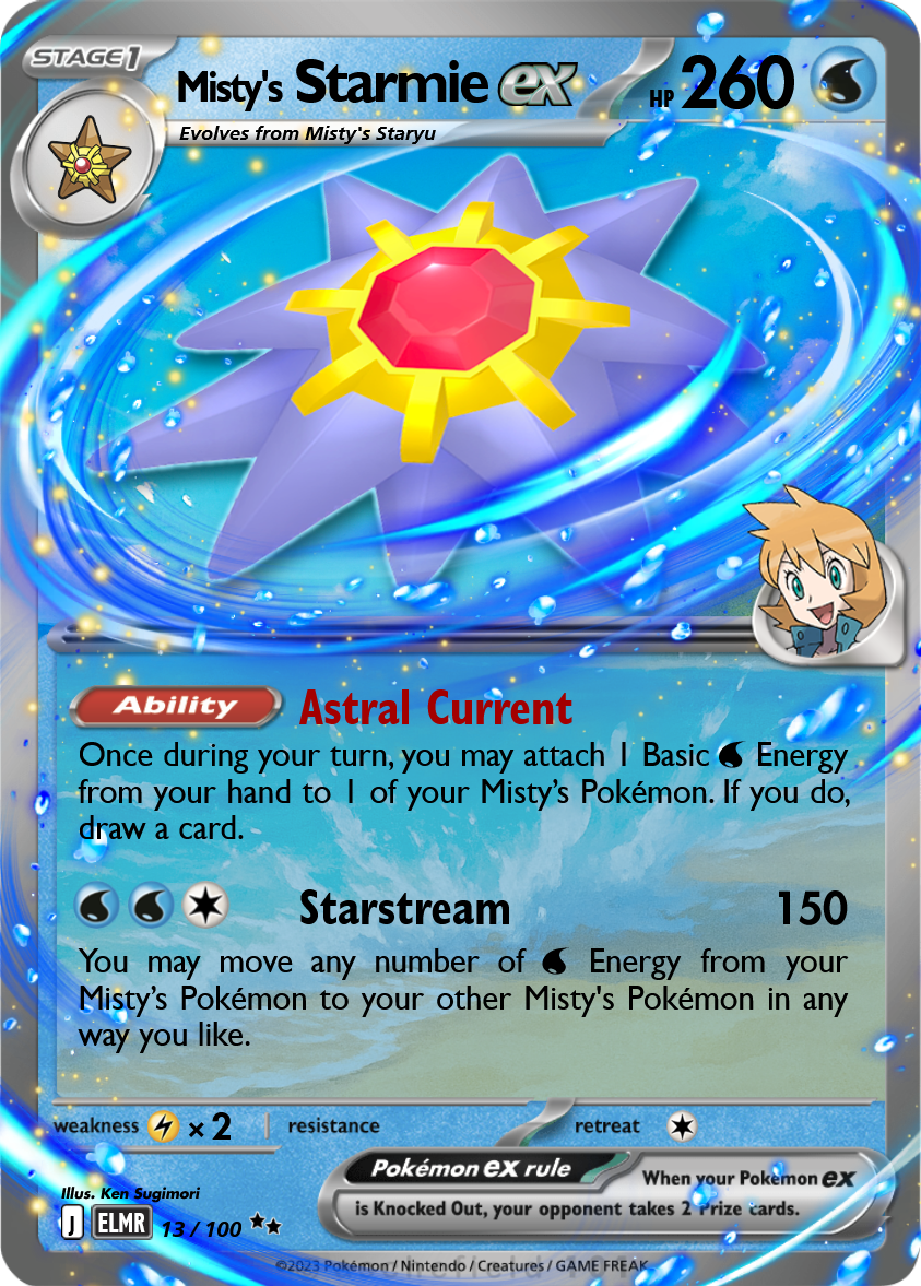 mistys tears pokemon card MISTY'S TEARS  PGC