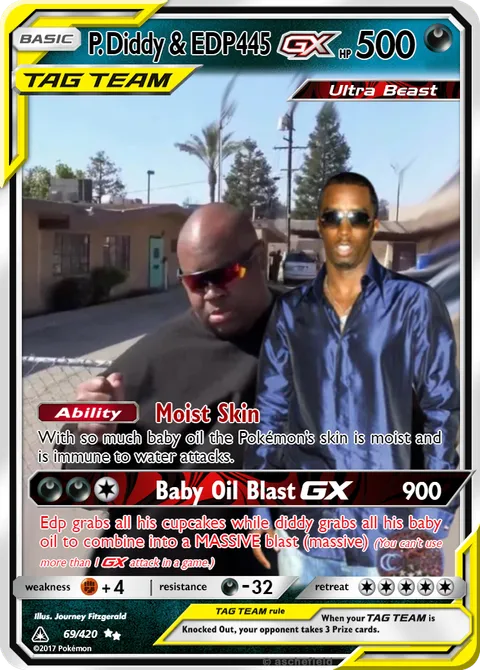 diddy pokemon card Pokemon the Diddy of oz