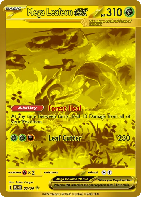 mega leafeon pokemon card Amazon.com: Pokemon - Leafeon ex 006/131 Prismatic Evolutions Tera Double Rare