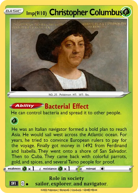 christopher columbus pokemon card Have just discovered this card, and am now looking for more goon related cards, or any other funny move names : r/PokemonTCG Pokemon Double Deck Box 2015
