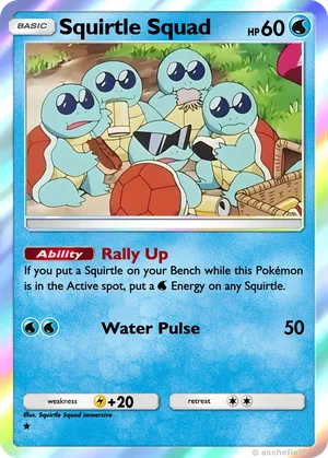 squirtle squad pokemon card Squirtle squad