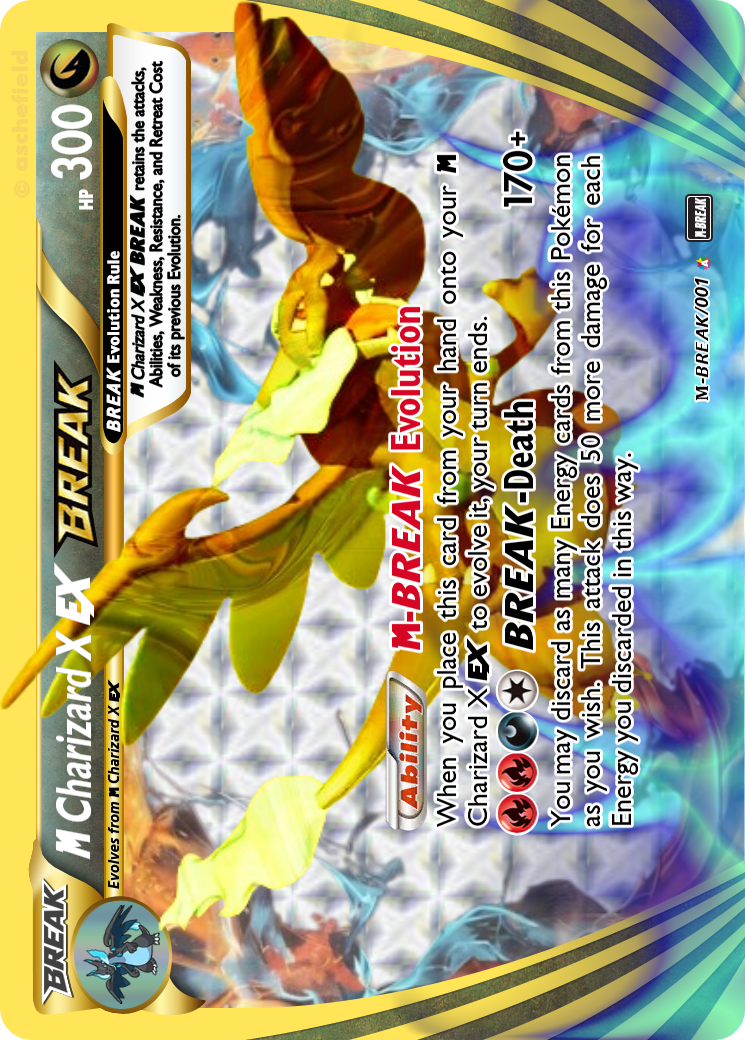 pokemon charizard break card m] Charizard X [E]__