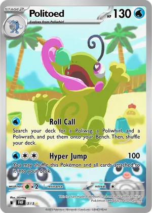 pokemon politoed card 2006 Pokemon Japanese Playing Card 10th Anniv. Green Poliwrath & Politoed CGC 10 on Fanatics Collect
