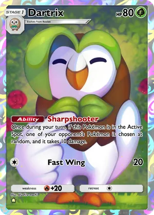 dartrix pokemon card 014 SV03 Obsidian Flames The item may be similar but not exactly the same as the image (e.g Pokemon Dartrix 2