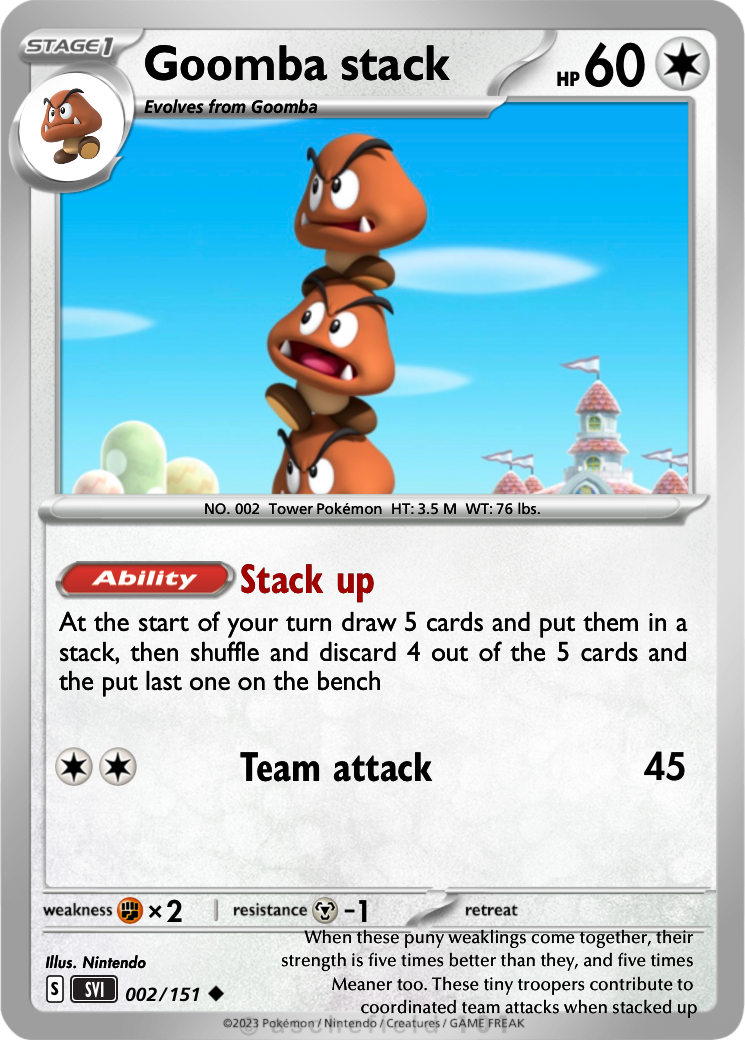 Goomba stack - JevilFan99