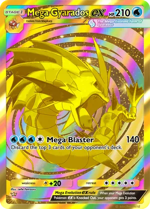 mega gyarados pokemon cards Shiny Ex Box Colorless Blast Geyser (120+) You may do 20 more damage for each Water Energy attached to this Pokmon Mega Gyarados - Jexcelle