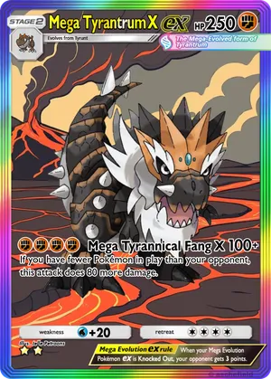 pokemon mega tyrantrum card Get your playsets in order early by attending a #PokemonTCG Mega EvolutionPerfect Order Prerelease event near you! Take a look at each of the 4 special promo cards you can get
