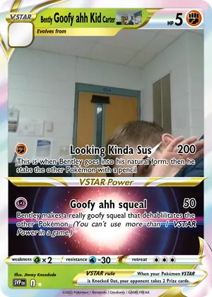 goofy ahh pokemon card Pokemon goofy ahh blippi 10000000