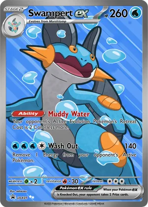 pokemon card swampert gx Amazon.com: Pokemon - Swampert-EX (XY55) - XY Black Star Promos