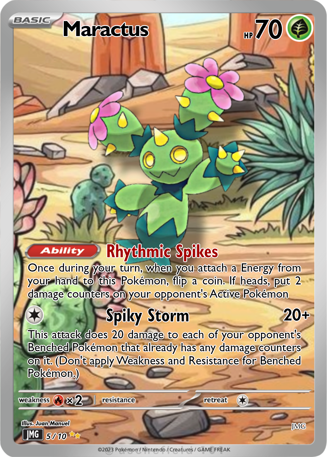 pokemon card maractus Game/[SV11B] Black Bolt]Maractus 008/086 Master Ball Mirror | Buy from TCG Republic this attack does 100 more damage Maractus Pokemon Cards Price Guide