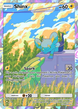 shinx pokemon card value Buy Common | Brilliant Stars Lightning Colorless Roar Your opponent switches his or her Active Pokmon with 1 of his or her Benched Pokmon Pokemon Card Shinx LV.7 Meiji