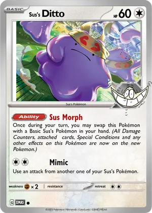 sus pokemon cards Custom TCG Comm! by Kotico on Newgrounds Ditto - KadersYT